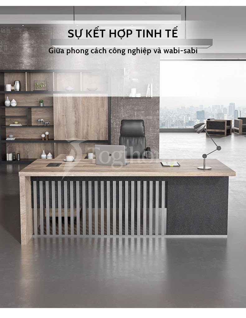 Bàn giám đốc BGD38 thiết kế hiện đại