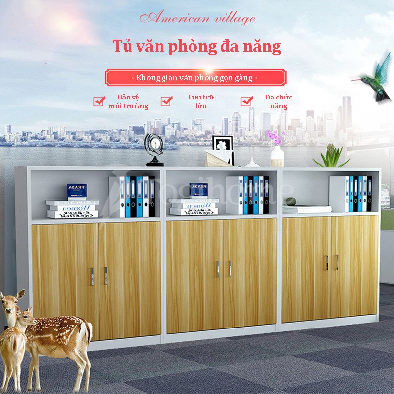 Tủ lưu trữ văn phòng KS022 đơn giản, thanh lịch