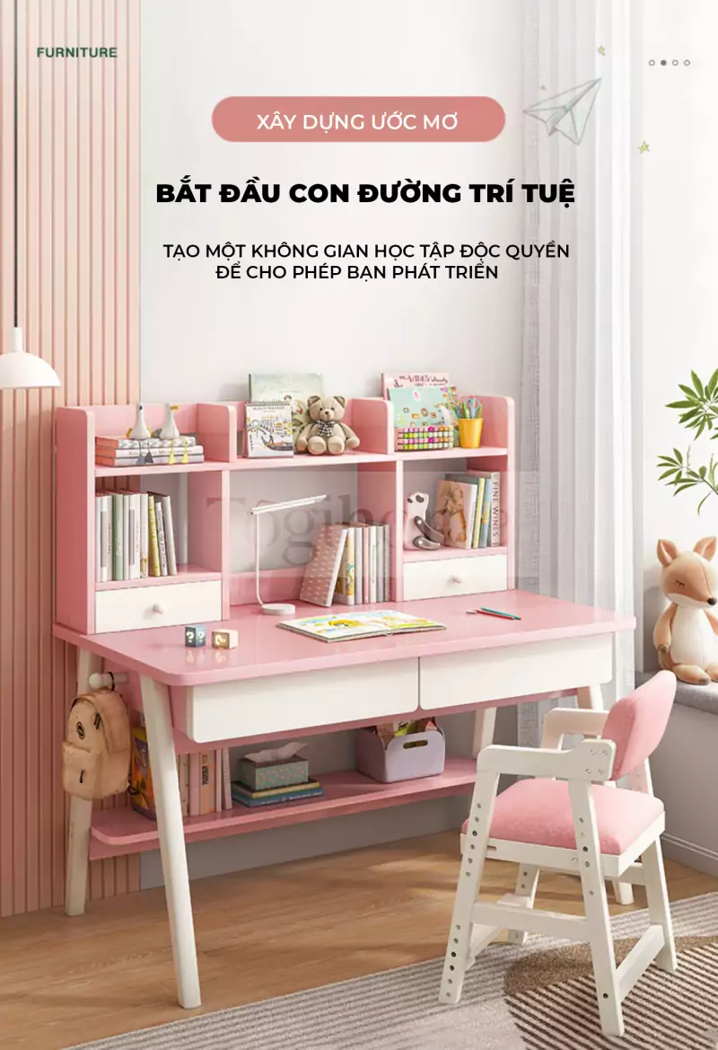 ảnh mô tả Bàn Dành Cho Học Sinh Tiểu Học	TOGI Smart BH096