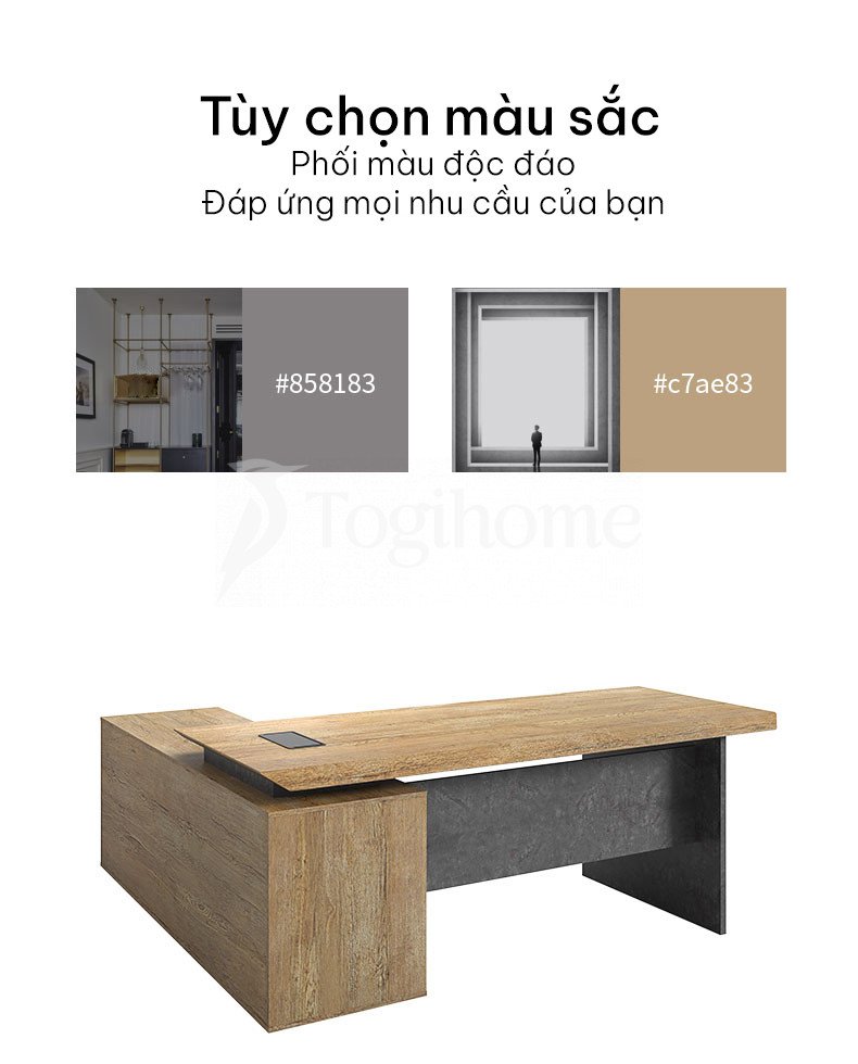 Bàn giám đốc BGD47 dễ dàng tùy chọn màu sắc