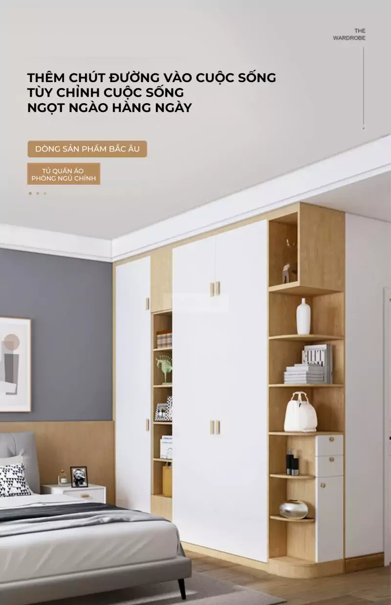 Bộ Tủ Quần Áo Togismart VX171