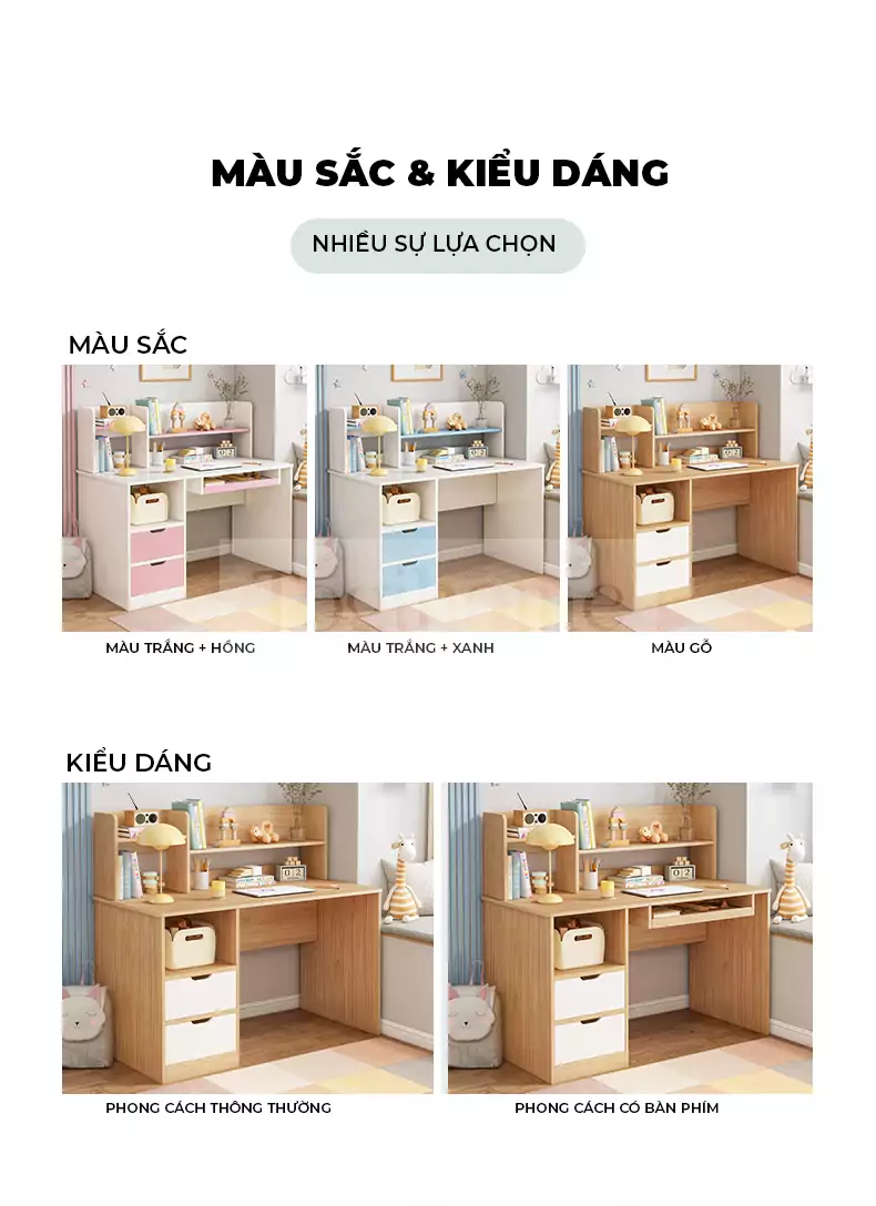 ảnh mô tả Bàn Học Sinh TOGI Smart BH109