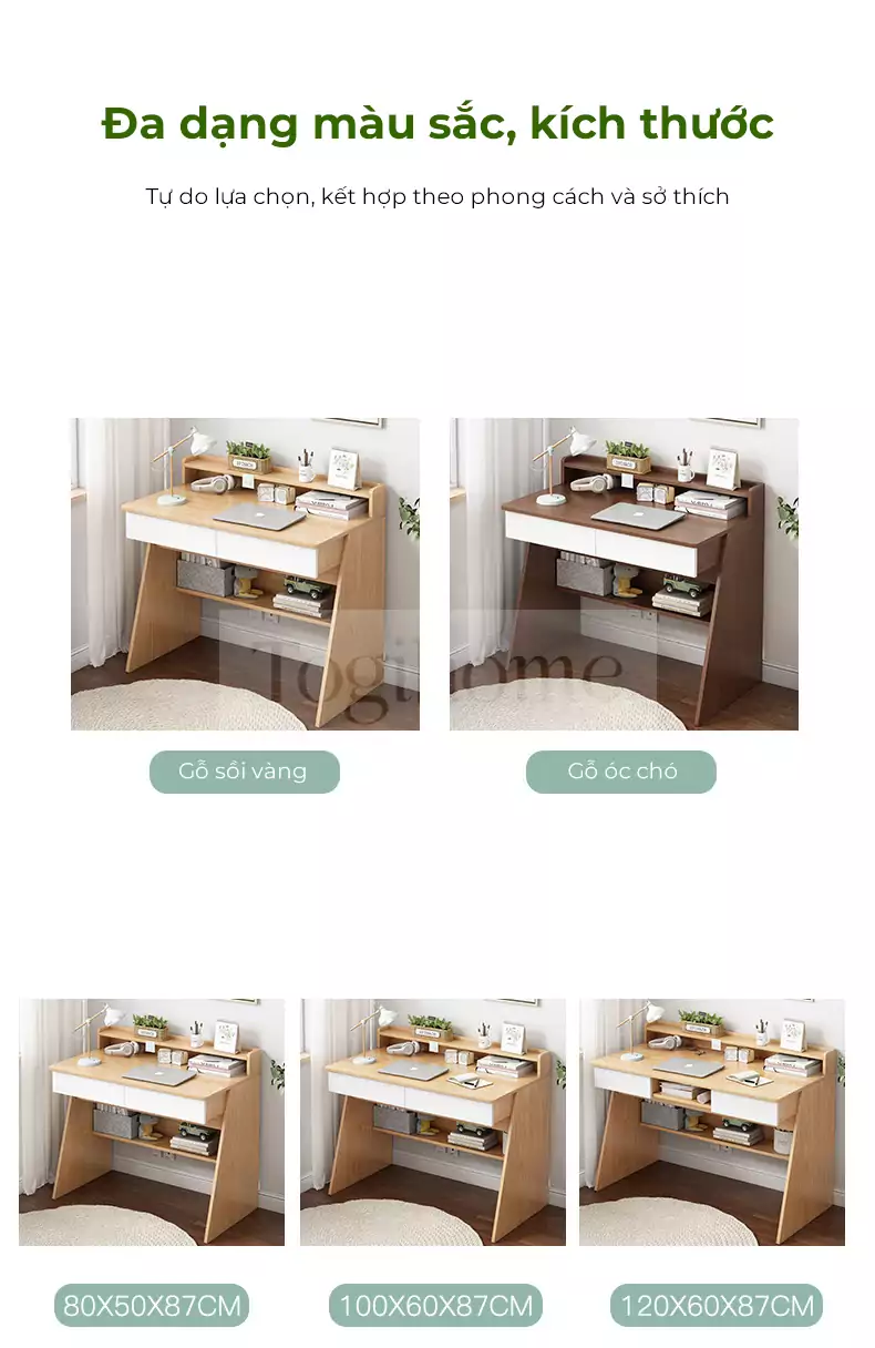Bàn Học Sinh Kèm Ngăn Kéo TOGI Smart BH035 sở hữu thiết kế hiện đại và sang trọng, là điểm nhấn hoàn hảo cho không gian học tập của mọi em học sinh.