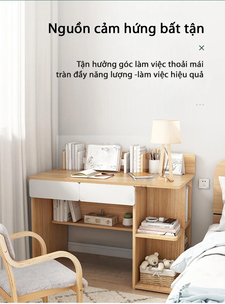 Bàn Làm Việc Cạnh Giường TOGI Smart BG036 với thiết kế thanh lịch và tinh tế, bàn làm việc phòng ngủ là một điểm nhấn độc đáo cho không gian nghỉ ngơi của bạn.