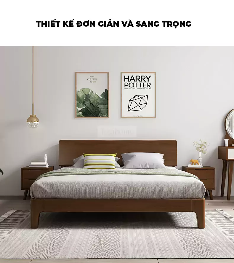 Giường Ngủ Gỗ Tự Nhiên TOGI Smart SC121