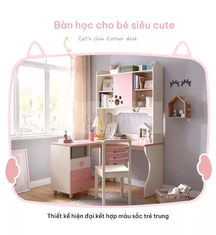 Bàn học sinh cho không gian lớn TOGI Smart BH057 là một giải pháp hoàn hảo cho những không gian học tập rộng lớn.