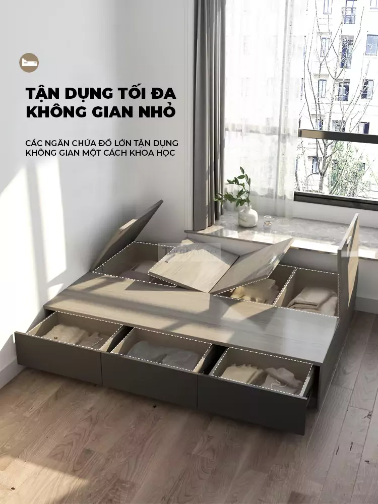 Bộ Giường Ngủ Hộp Togismart VX146