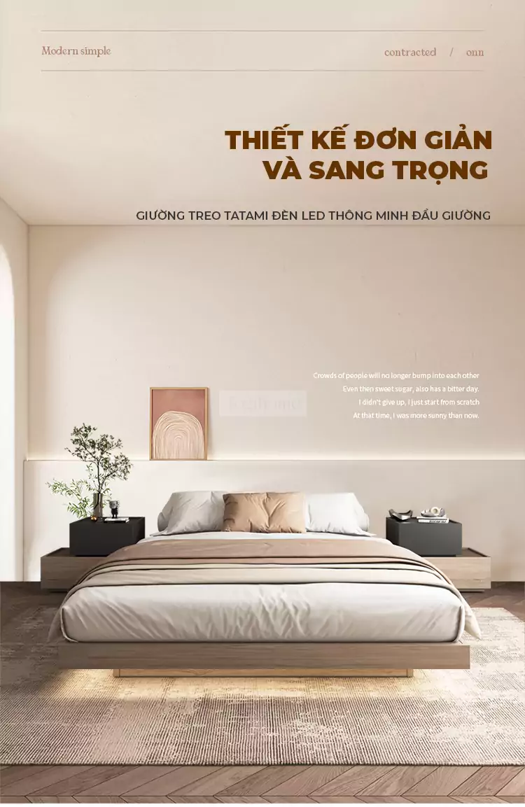 Bộ Giường Ngủ Bay Togismart VX145