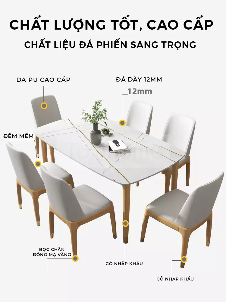 ảnh mô tả bàn ăn dành cho nhà phố TOGI Smart S208