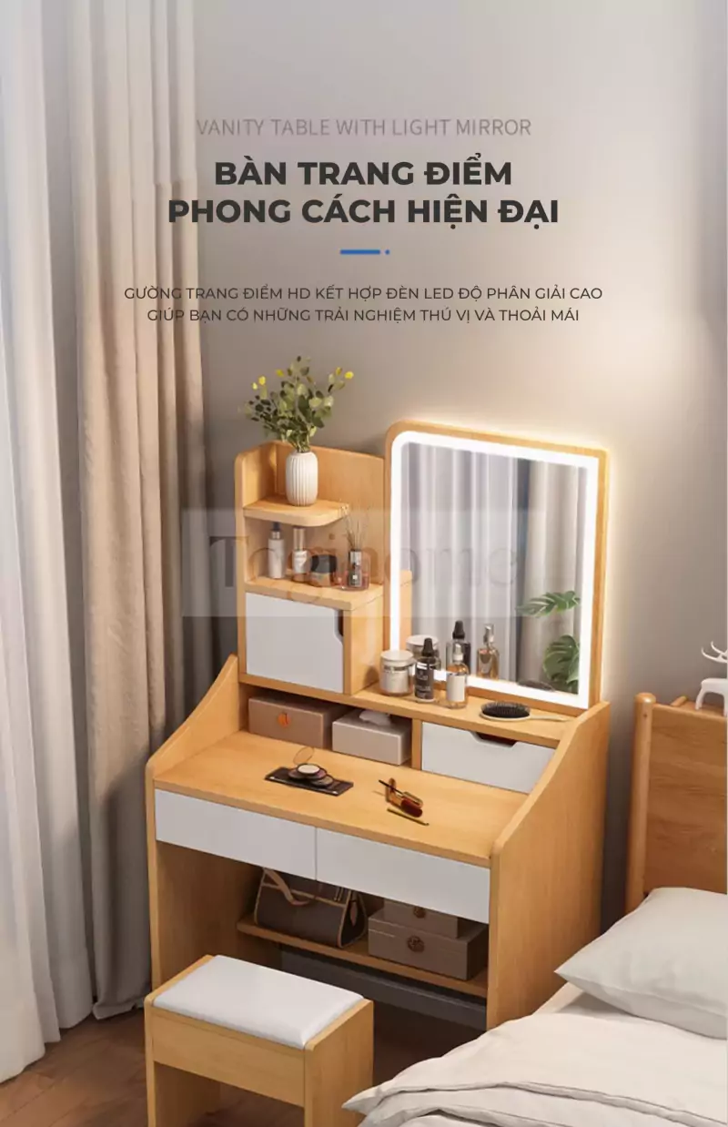 ảnh mô tả bàn trang điểm togismart TM059