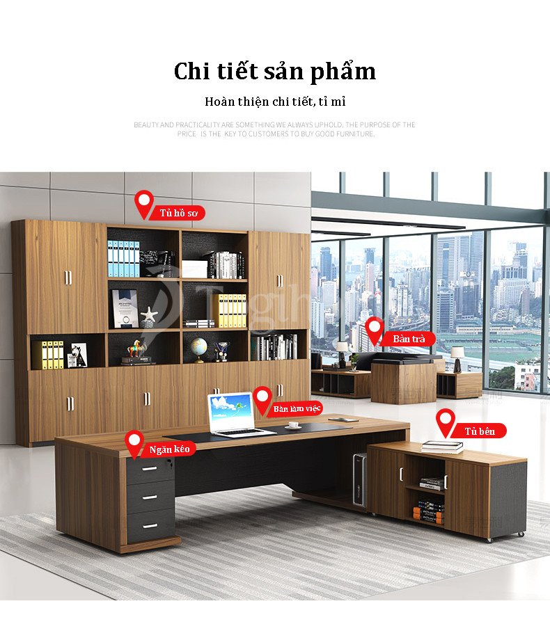 Chi tiết của Bàn giám đốc BG020 