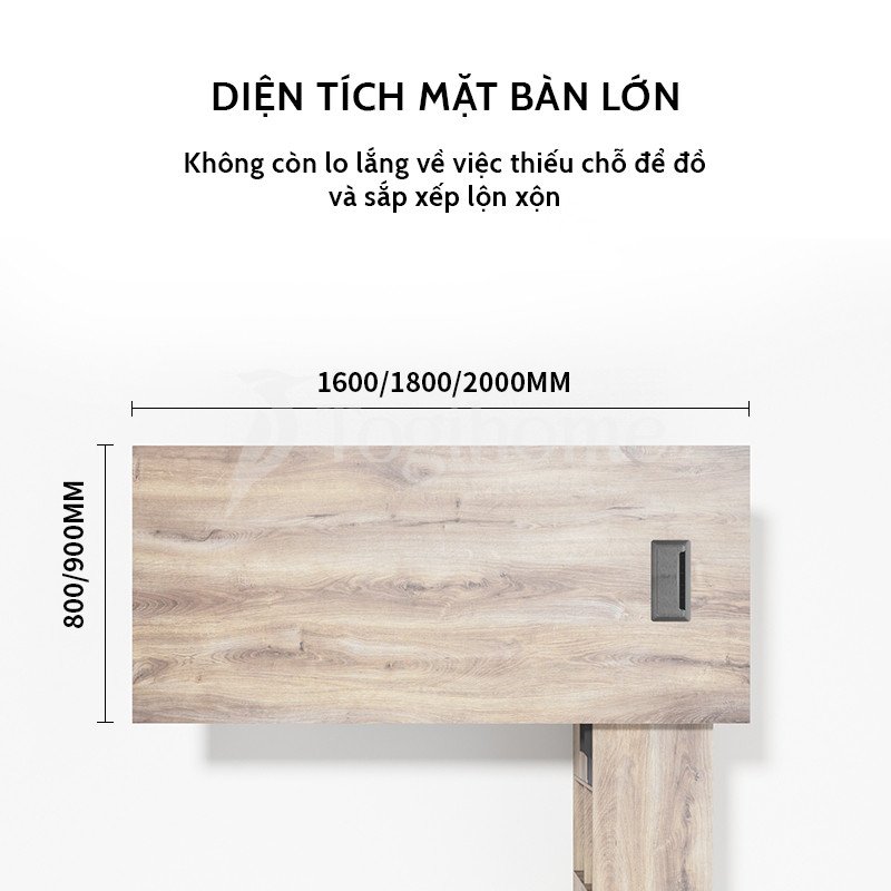 Bàn giám đốc BGD38 kích thước mặt bàn lớn