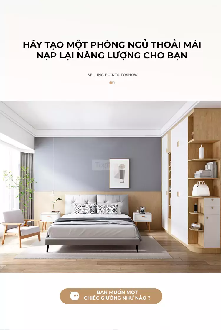 Bộ Tủ Quần Áo Togismart VX171