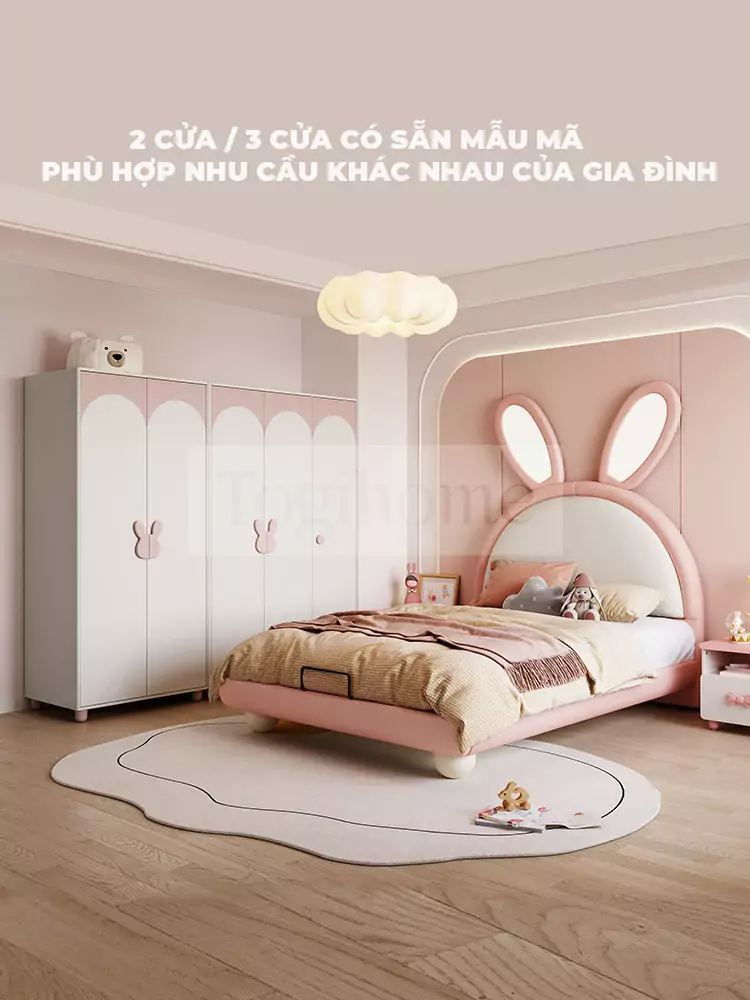 ảnh mô tả Tủ Quần Áo Dành Cho Bé Togismart TE059