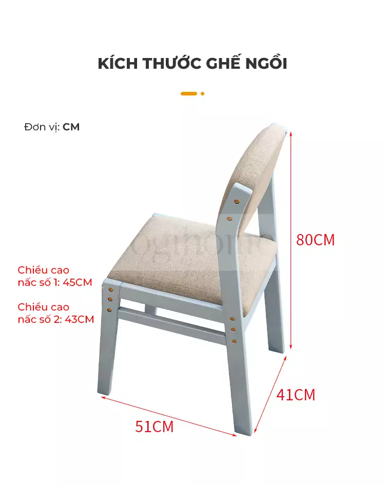 ảnh mô tả Bàn Học Tại Nhà Cho Học Sinh Tiểu Học TOGI Smart BHM084