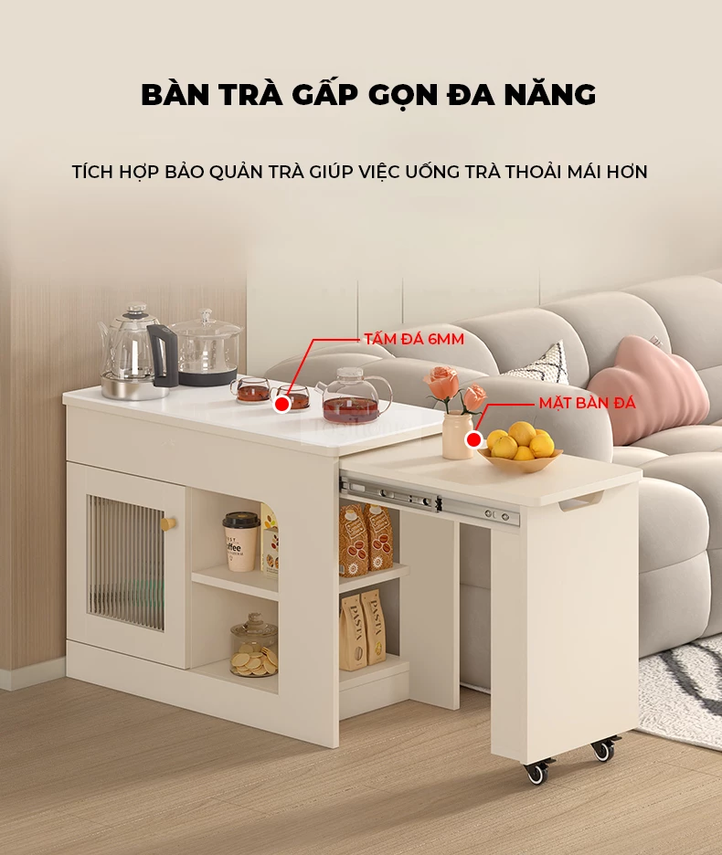 Bàn Đa Năng Cạnh Sofa TOGI Smart S227