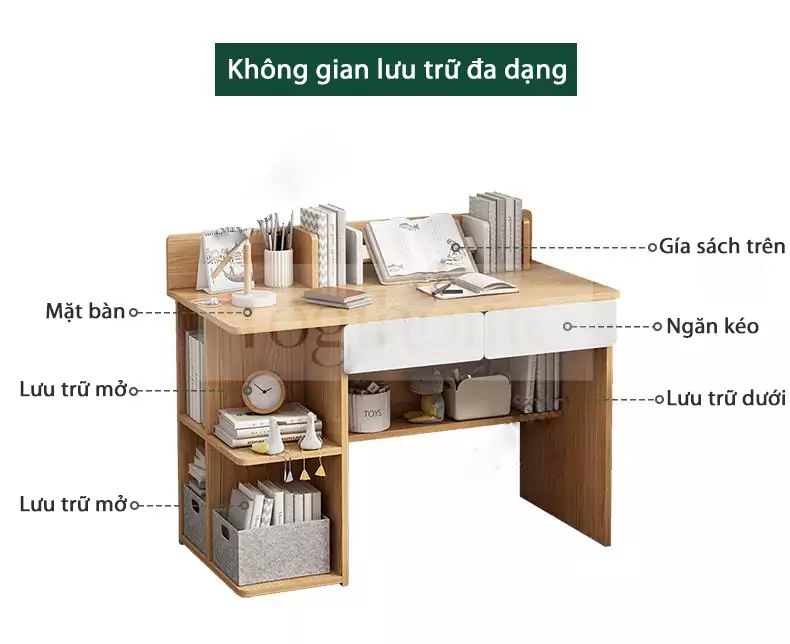 Bàn Làm Việc Cạnh Giường TOGI Smart BG036 với thiết kế thanh lịch và tinh tế, bàn làm việc phòng ngủ là một điểm nhấn độc đáo cho không gian nghỉ ngơi của bạn.