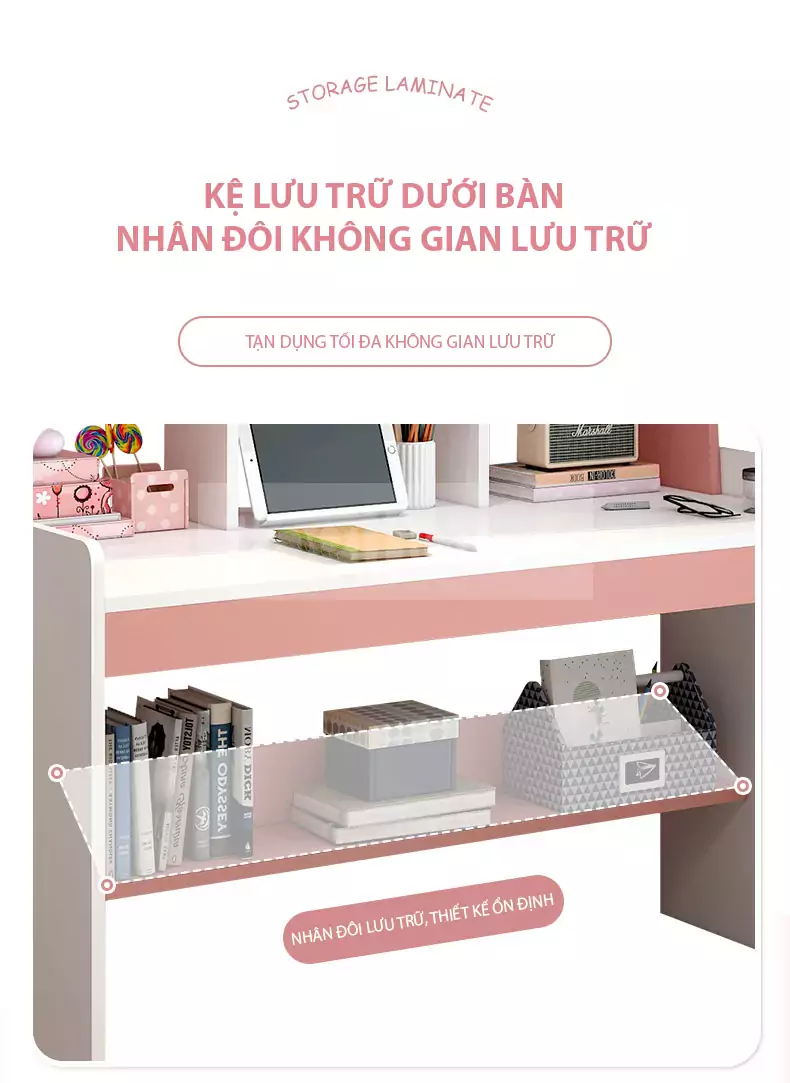 Bộ bàn học kèm kệ sách rời TOGI Smart BH052 là sự lựa chọn hoàn hảo cho không gian học tập sáng tạo và tiện nghi.