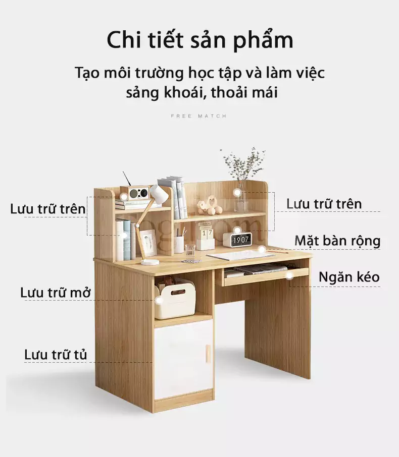 Bàn Dành Cho Học Sinh Tiểu Học TOGI Smart BH043 phù hợp với mọi độ tuổi, từ trẻ em đến người lớn, giúp tạo ra một không gian học tập chuyên nghiệp và hiệu quả.