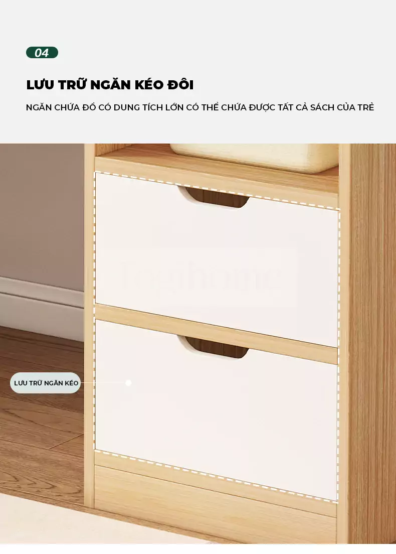 ảnh mô tả Bàn Học Sinh TOGI Smart BH109