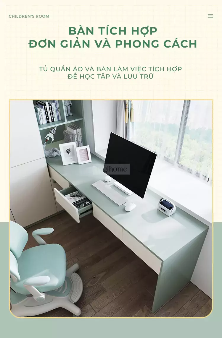Bộ Phòng Ngủ Cho Bé Togismart VE174