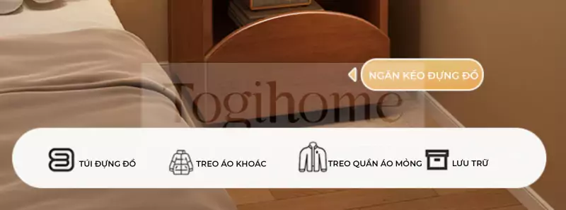 ảnh mô tả kệ treo quần áo TOGI Smart KGS106