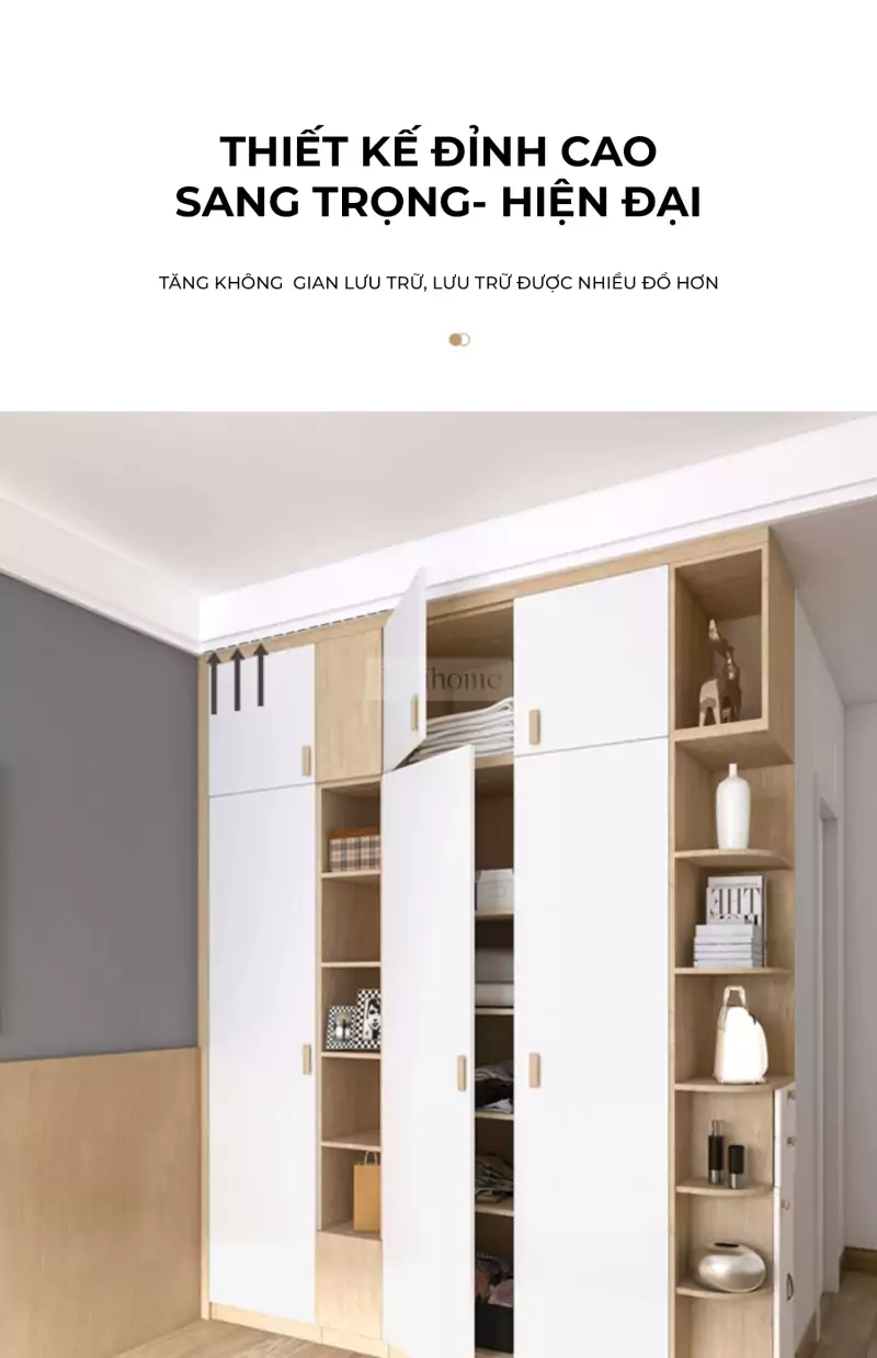 Bộ Tủ Quần Áo Togismart VX171