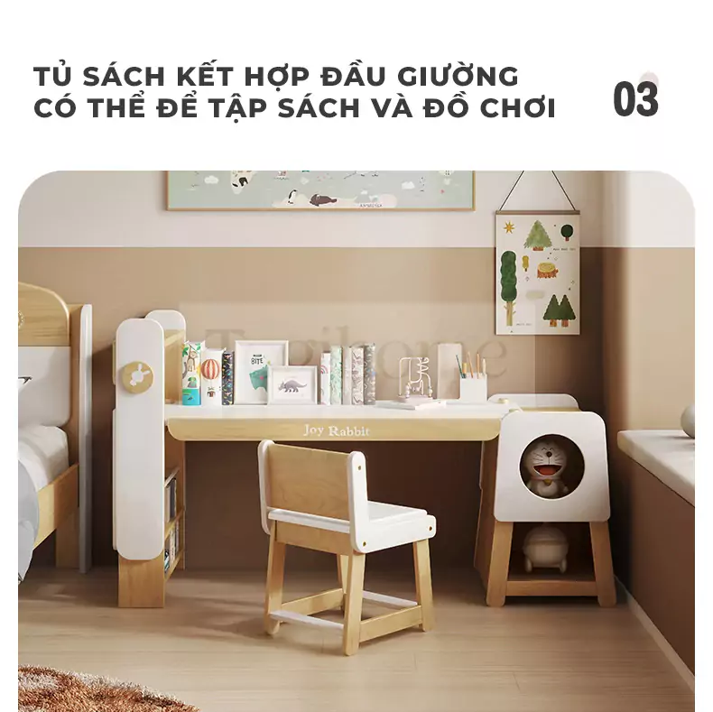 ảnh mô tả Bàn Học Cho Trẻ Em TOGI Smart BH094