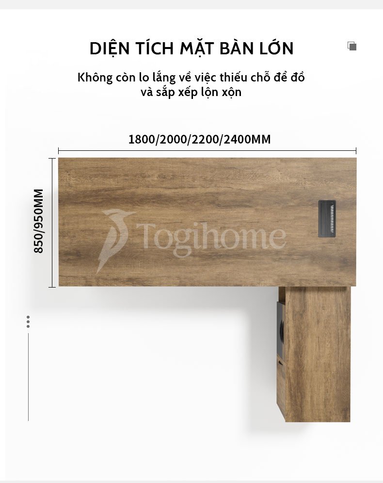 Kích thước của Bàn giám đốc BGD39