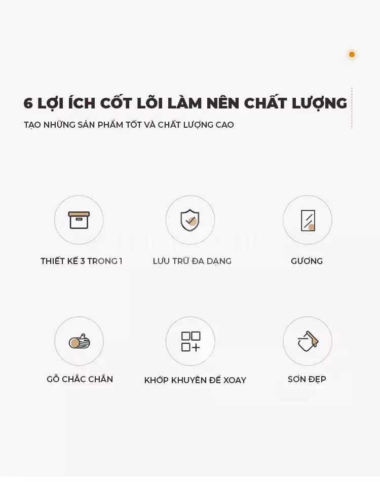 ảnh mô tả kệ gương soi toàn thân TOGI Smart KGS107