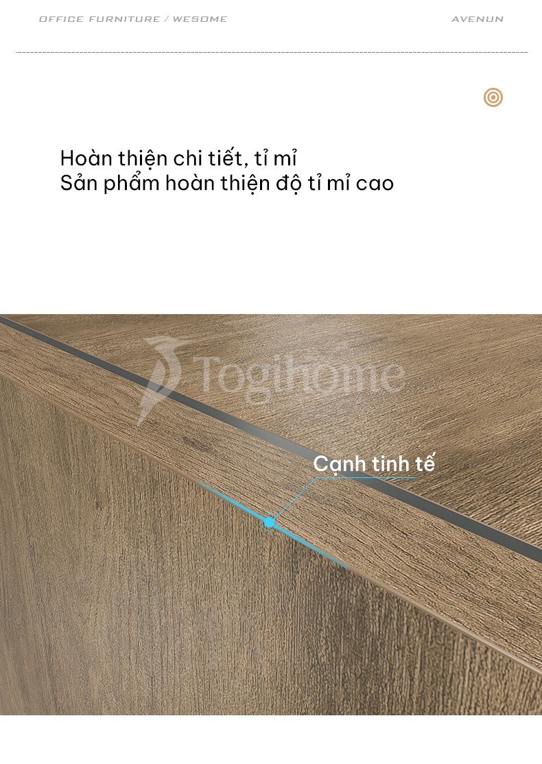 Bàn giám đốc BGD53 cạnh thông minh