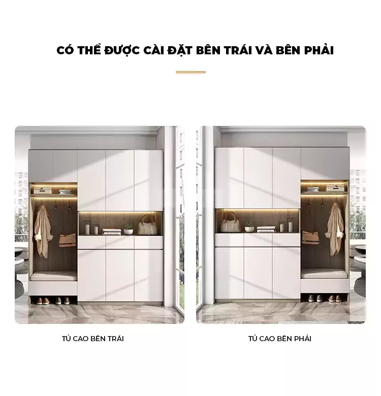 Bộ Tủ Lối V&agrave;o Togismart VX162