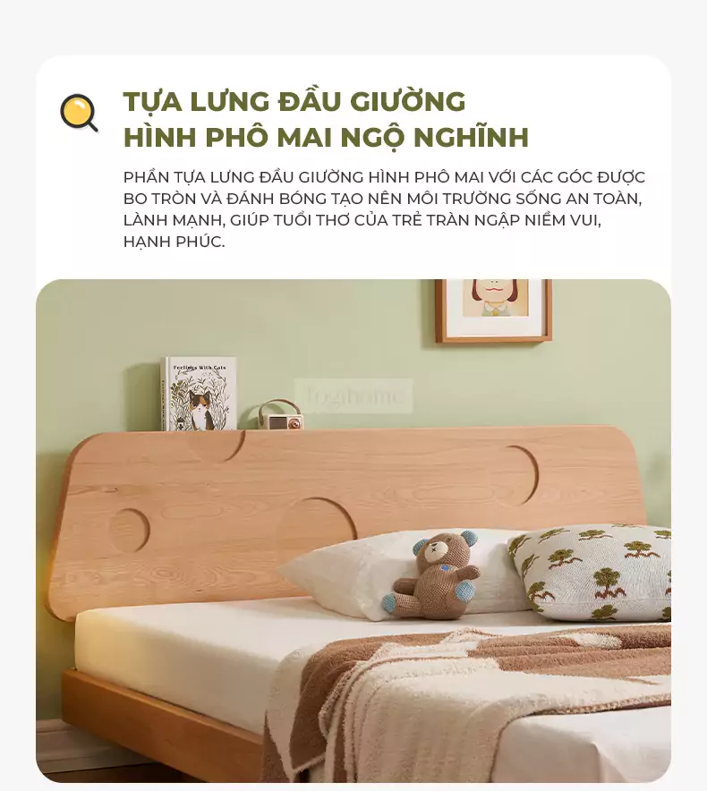 ảnh mô tả Giường Ngủ Dành Cho Bé Togismart GN024