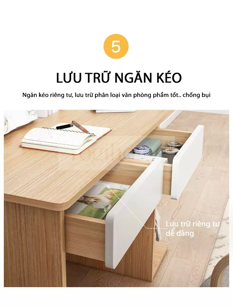 Bàn Làm Việc Cạnh Giường TOGI Smart BG036 với thiết kế thanh lịch và tinh tế, bàn làm việc phòng ngủ là một điểm nhấn độc đáo cho không gian nghỉ ngơi của bạn.