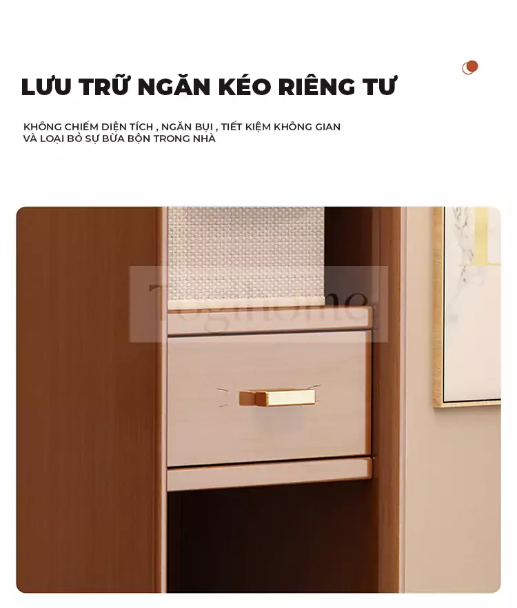 ảnh mô tả kệ gương soi toàn thân TOGI Smart KGS109