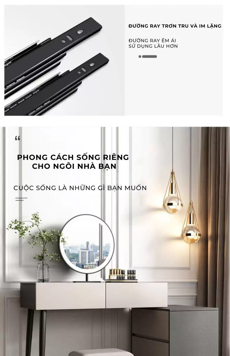 Bộ Bàn Trang Điểm Togismart CX125