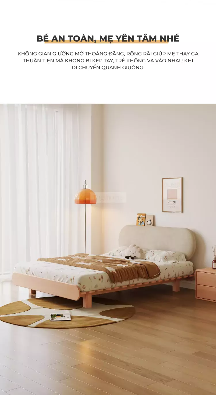 ảnh mô tả Giường Ngủ Dành Cho Bé Togismart GN021
