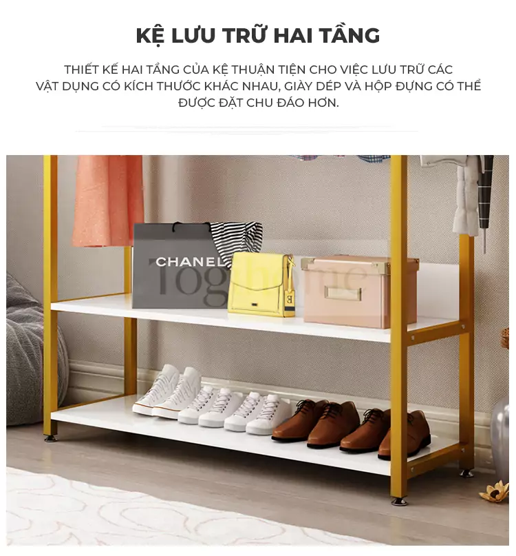 Kệ Treo Quần Áo Togismart KQ045