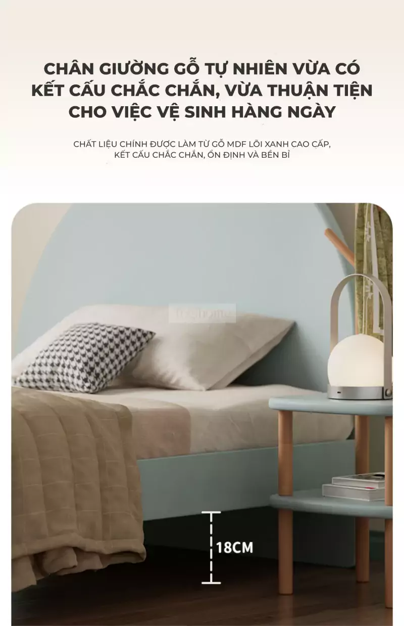 ảnh mô tả Giường Ngủ Dành Cho Bé Togismart GN026