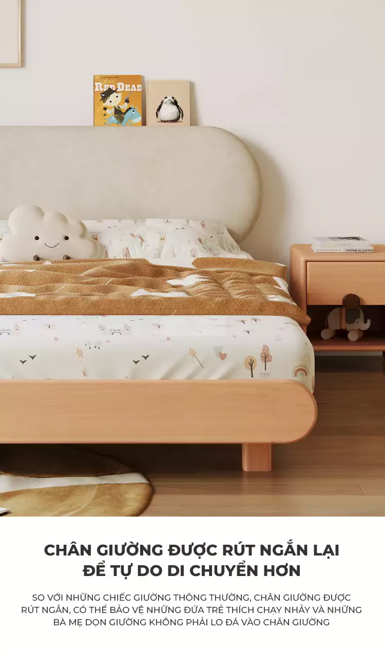 ảnh mô tả Giường Ngủ Dành Cho Bé Togismart GN021