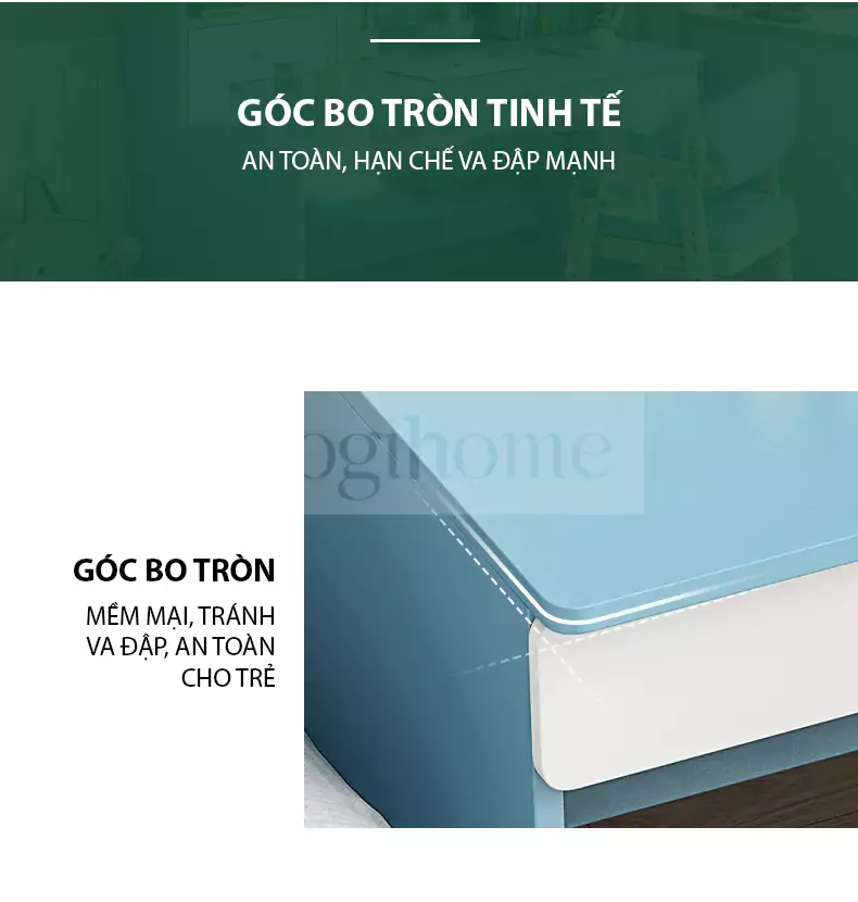 Bàn học TOGI Smart BH051 không chỉ là một sản phẩm nền tảng cho việc học tập, mà còn là một người bạn đồng hành tuyệt vời cho các em học sinh tiểu học. 