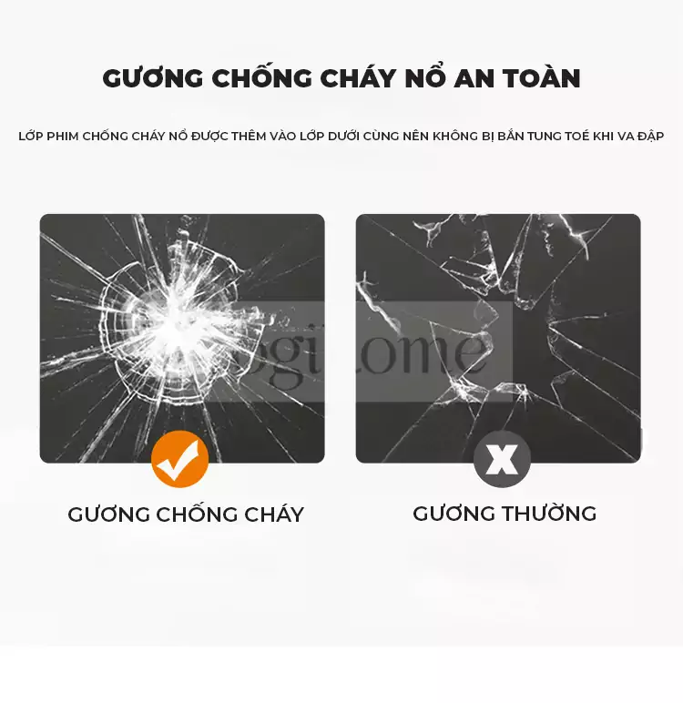 ảnh mô tả kệ gương soi toàn thân Togi Smart KGS108