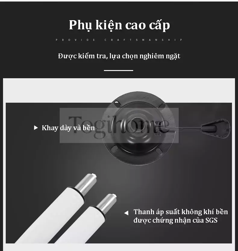 Ghế Xoay Văn Phòng TOGI Smart GX002 với các tính năng điều chỉnh cao độ, độ nghiêng và đệm lưng có thể điều chỉnh, bạn có thể tinh chỉnh ghế theo ý thích cá nhân, tạo ra một trải nghiệm ngồi thoải mái và hỗ trợ cho cơ thể.