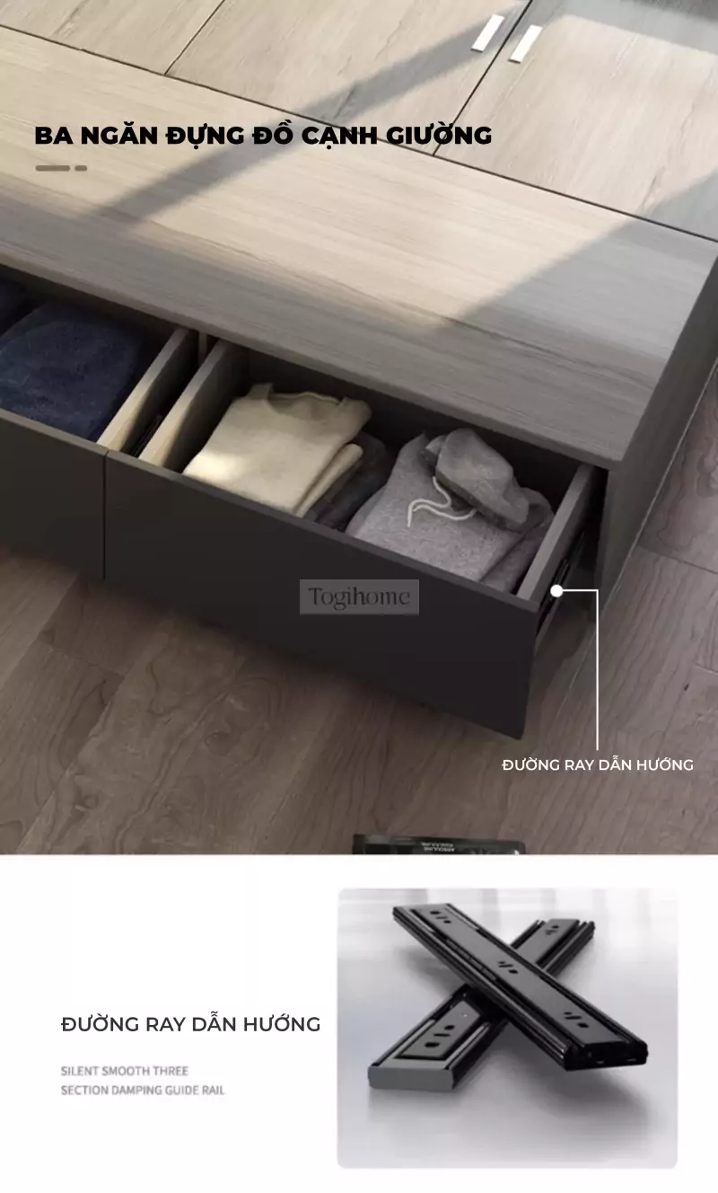 Bộ Giường Ngủ Hộp Togismart VX146