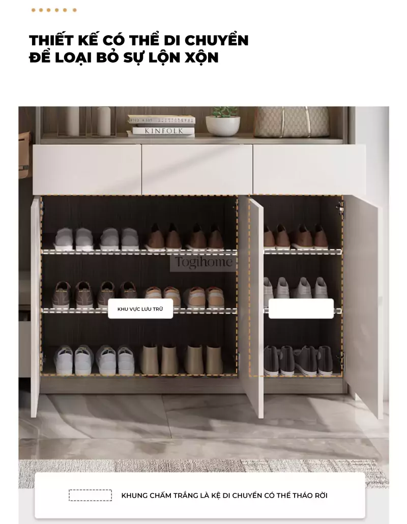 Bộ Tủ Lối V&agrave;o Togismart VX162