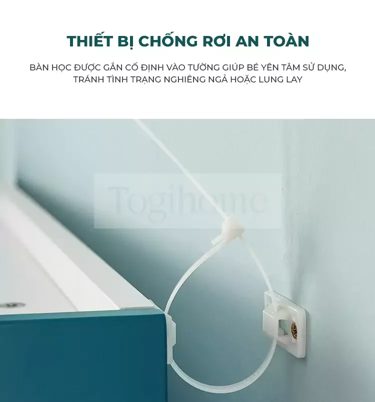 ảnh mô tả Bàn Học Tại Nhà Cho Học Sinh Tiểu Học TOGI Smart BHM082