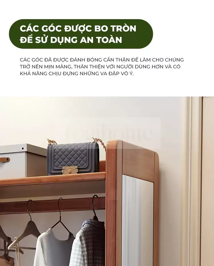 Kệ Gương Soi Toàn Thân TOGI Smart KGS105