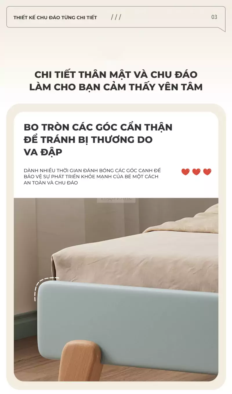 ảnh mô tả Giường Ngủ Dành Cho Bé Togismart GN026