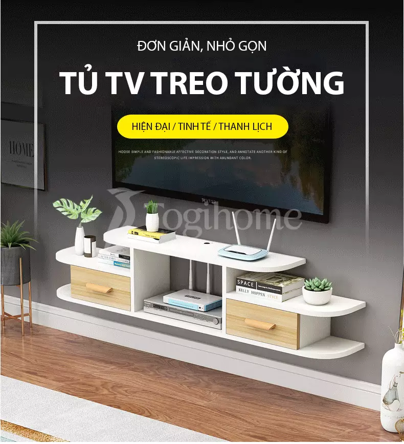 kệ tủ TV TVC057 thiết kế thanh lịch, tinh tế