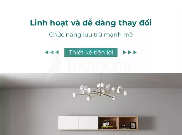 BỘ KỆ TIVI/BÀN TRÀ ĐỂ SÀN KTV 069 thiết kế linh hoạt